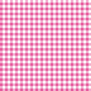 Mini Gingham Bright Pink