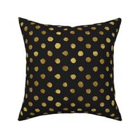 Dots gold on black