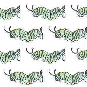 block print caterpillar