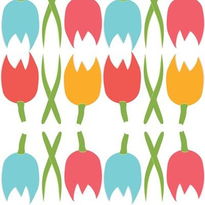 Spring Garden Tulips-Spring Bright Palette