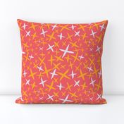 X Marks the Spot-Garden stars-Coral-Spring Bright Palette