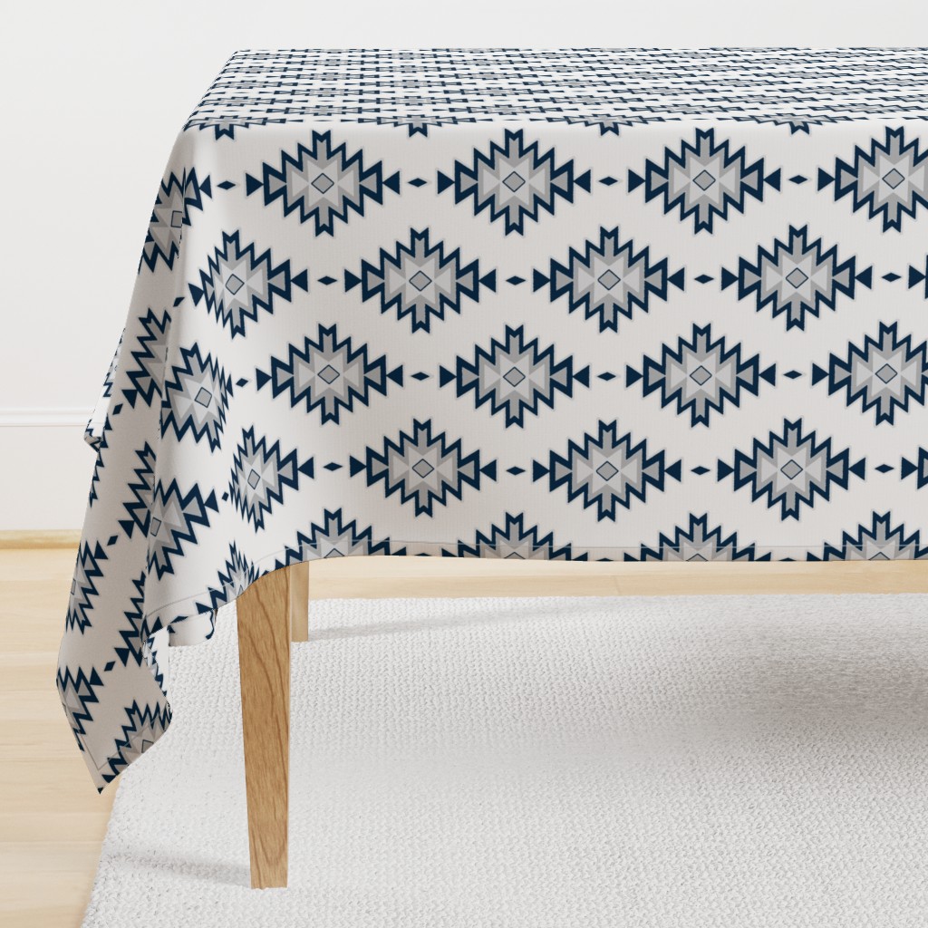 Kilim- navy/grey - 