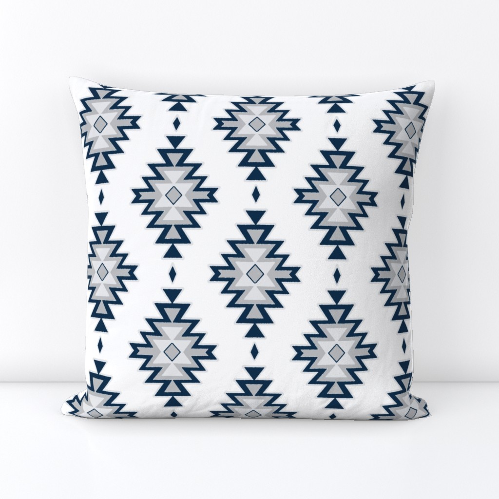 Kilim- navy/grey - 