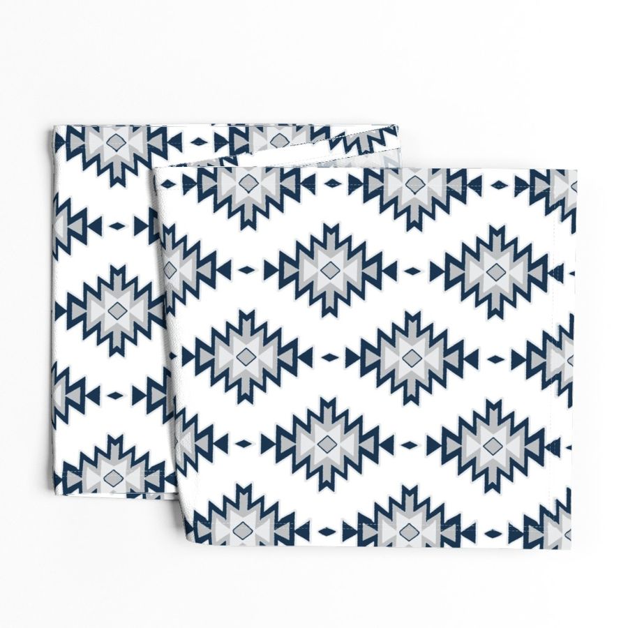 Kilim- navy/grey - 