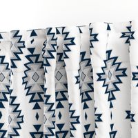 Kilim- navy/grey - 