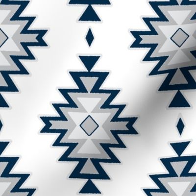 Kilim- navy/grey - 