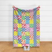 happy baby -cheater quilt