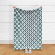 Kilim - mint,navy,grey - Benician Coast