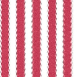 Pinkish Red and White Ripple Stripes