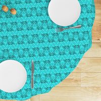 Sphynx lines fabric Turquoise