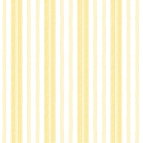 Watercolor stripes - soft yellows MED 42