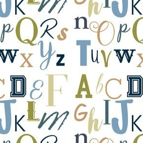 Baby Boy Alphabet