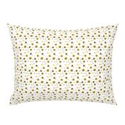 Metallic Gold Polka Dot