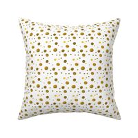 Metallic Gold Polka Dot