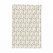 Metallic Gold Polka Dot