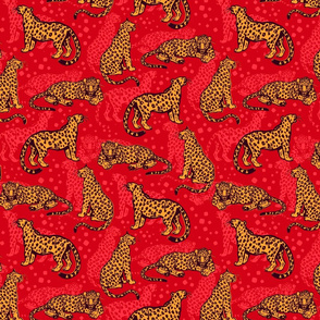 Flame Leopards by Cheerful Madness!!