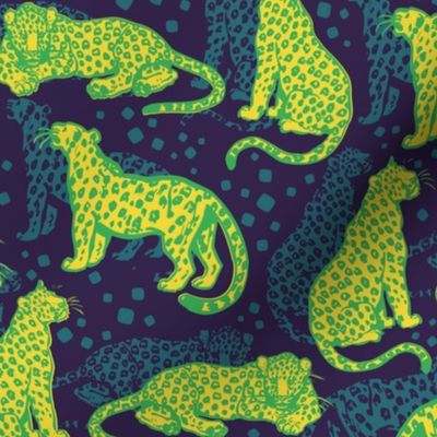 Green Leopards by Cheerful Madness!!