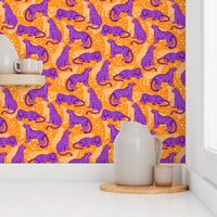 Purple Desert Leopards by Cheerful Madness!!