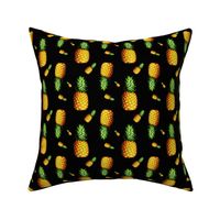 Pineapple in Black - Large Print