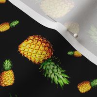 Pineapple in Black - Large Print