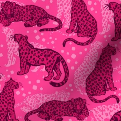 Magenta Pink Leopards by Cheerful Madness!!