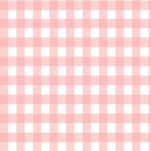 Pink Gingham fabric