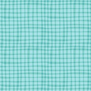 BZB Perfect Gingham  Aqua