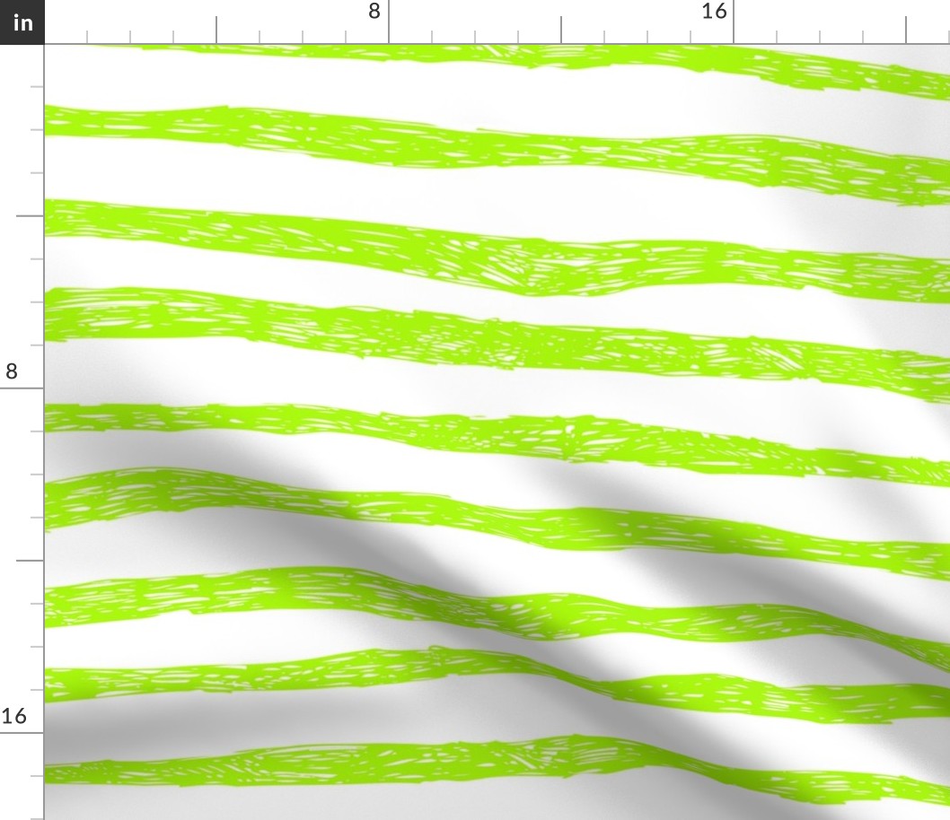 BZB stripe neon green