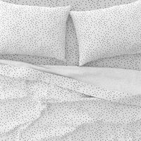 Small dots - monochrome, black and white, tiny dots, scattered, irregular polka dots || by sunny afternoon