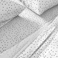 Small dots - monochrome, black and white, tiny dots, scattered, irregular polka dots || by sunny afternoon