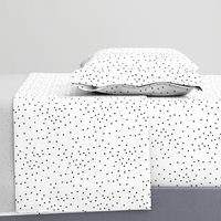 Small dots - monochrome, black and white, tiny dots, scattered, irregular polka dots || by sunny afternoon