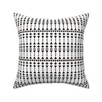 Super trendy geometric shapes circus squares triangles and dots abstract memphis retro black and white