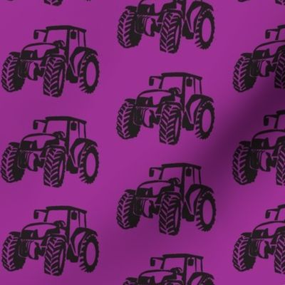 Tractors purple/black-ch-ch-ch