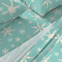 Snowflakes - Large - Ivory, CATurq