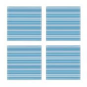 Soft Blue Horizontal Stripes
