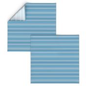 Soft Blue Horizontal Stripes