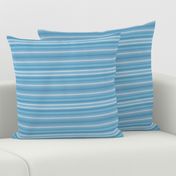 Soft Blue Horizontal Stripes