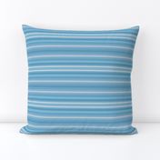 Soft Blue Horizontal Stripes