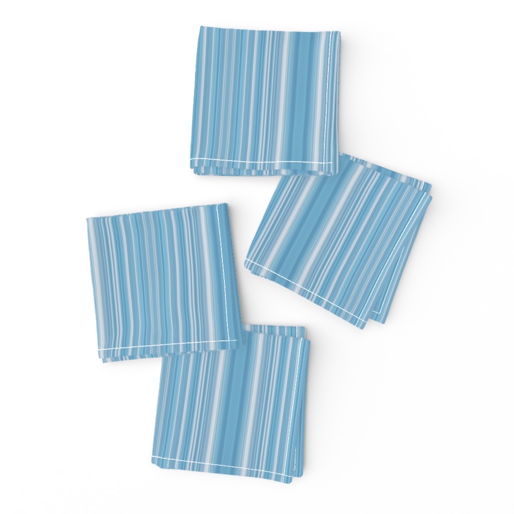 Narrow Soft Blue Stripes