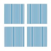 Narrow Soft Blue Stripes