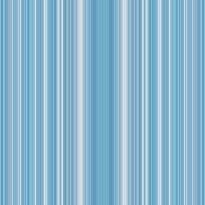 Narrow Soft Blue Stripes