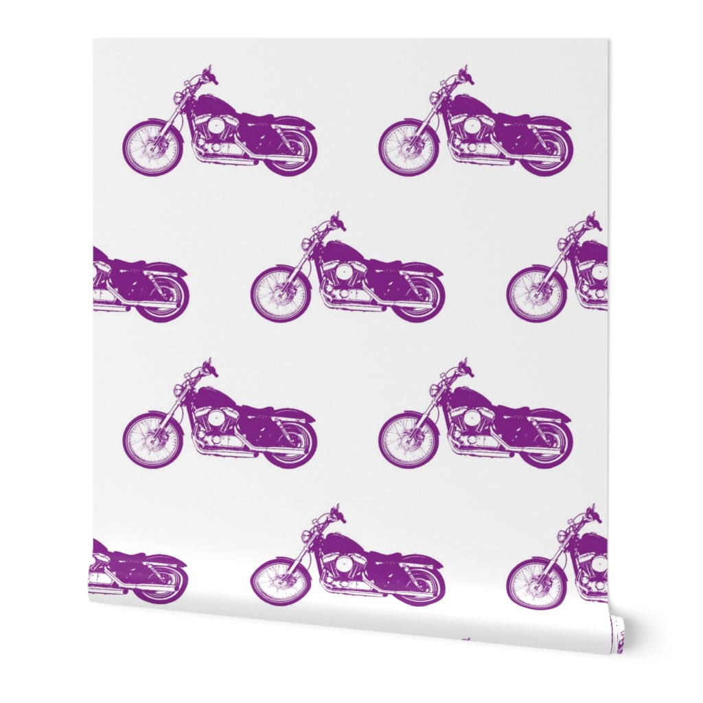 2.5" Purple Motorcycles