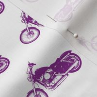 2.5" Purple Motorcycles