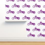 2.5" Purple Motorcycles