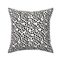 Animal dalmatian skin spots and dots scandinavian style design abstract circle black and white