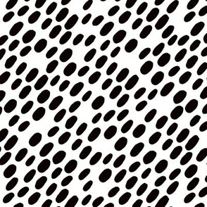 Animal dalmatian skin spots and dots scandinavian style design abstract circle black and white