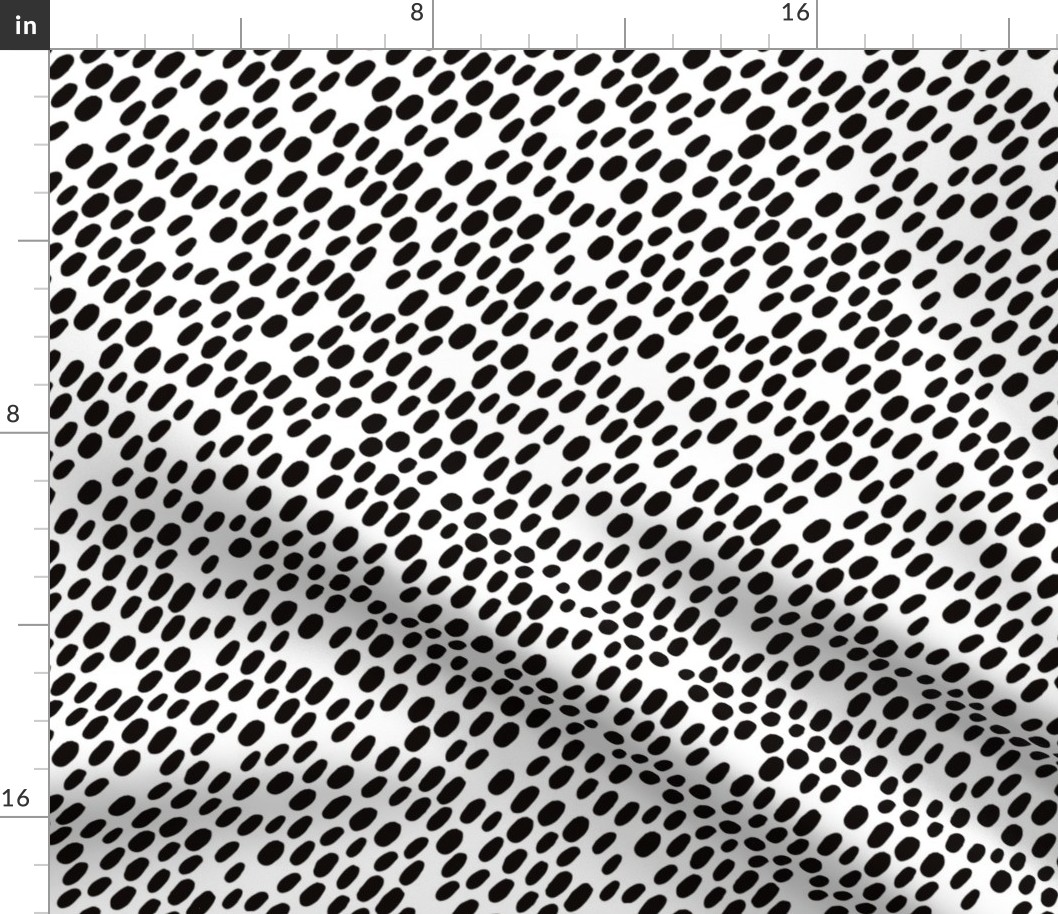 Animal dalmatian skin spots and dots scandinavian style design abstract circle black and white