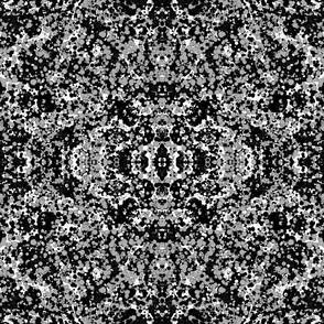 FIZZ BUBBLES BLACK AND WHITE GEOMETRIC