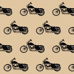2.5" Motorcycles on Tan