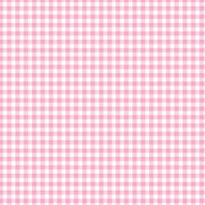  frosting pink gingham, 1/8" squares